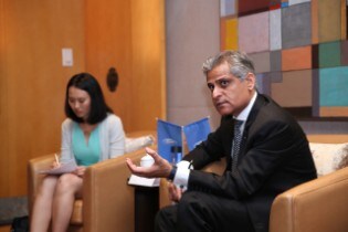 Ford Executives Being Interviewed at 2013 MAE